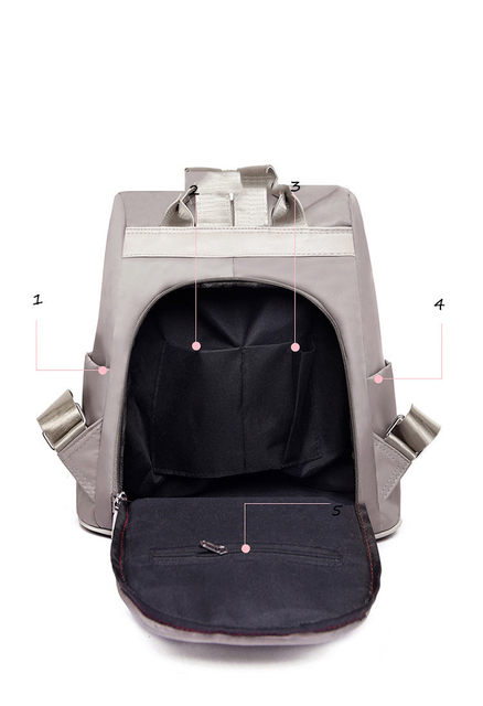 Plecak szkolny wodoodporny dla kobiet z dużą pojemnością i stylowym designem - Wianko - 13