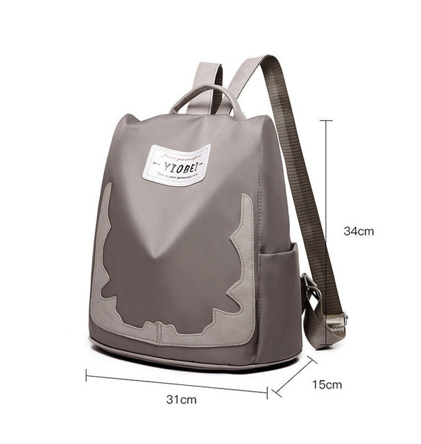 Plecak szkolny wodoodporny dla kobiet z dużą pojemnością i stylowym designem - Wianko - 1