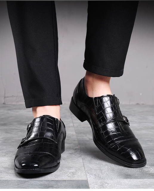 Mężczyźni skórzane buty formalne plus rozmiar Oxford w brytyjskim stylu ze skóry cielęcej na wesele i specjalne okazje - Sapatos Hombre - Wianko - 3