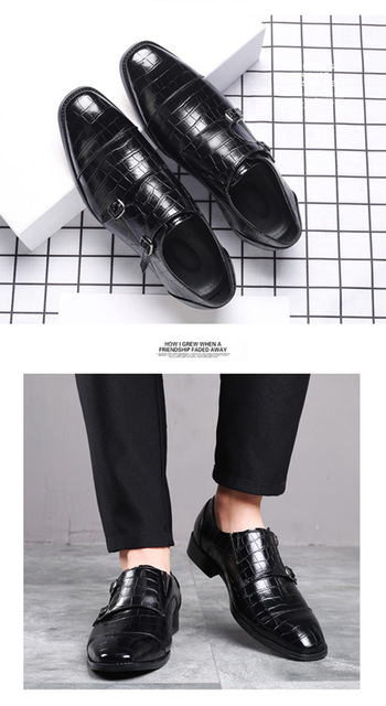 Mężczyźni skórzane buty formalne plus rozmiar Oxford w brytyjskim stylu ze skóry cielęcej na wesele i specjalne okazje - Sapatos Hombre - Wianko - 11