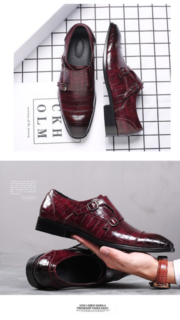 Mężczyźni skórzane buty formalne plus rozmiar Oxford w brytyjskim stylu ze skóry cielęcej na wesele i specjalne okazje - Sapatos Hombre - Wianko - 14