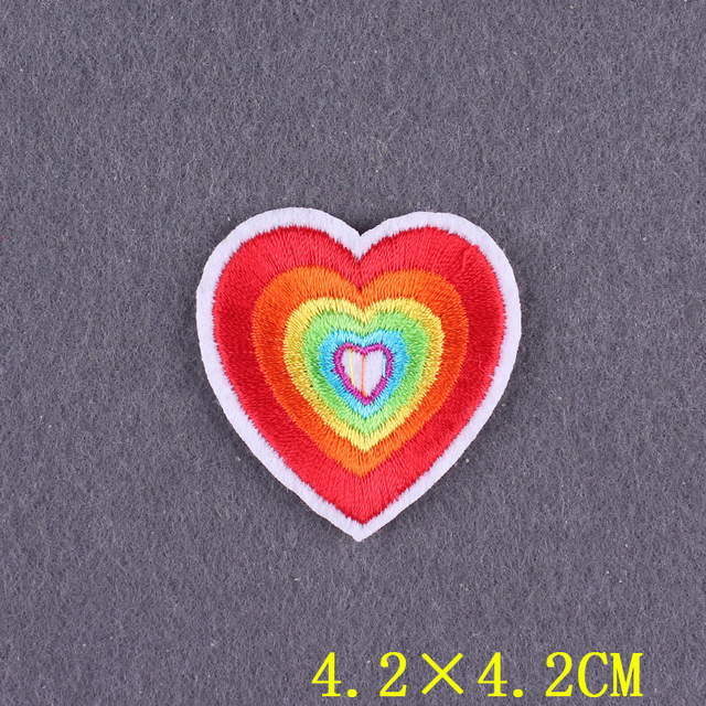 Naszywki LGBTQ+ tęczowe, termoprzylepne, haftowane - LGBT żelazko, odznaki na ubrania, plecak - Wianko - 38