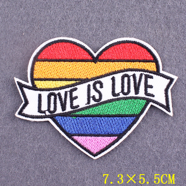 Naszywki LGBTQ+ tęczowe, termoprzylepne, haftowane - LGBT żelazko, odznaki na ubrania, plecak - Wianko - 28