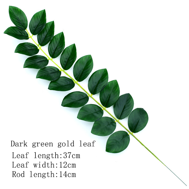 Symulowany zielony liść żółwia - dekoracja ślubna i rekwizyt fotograficzny - Wianko - 10