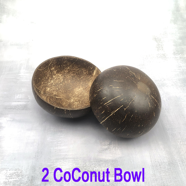 Miseczka kokosowa naturalna z drewnianą łyżką - Wianko - 19