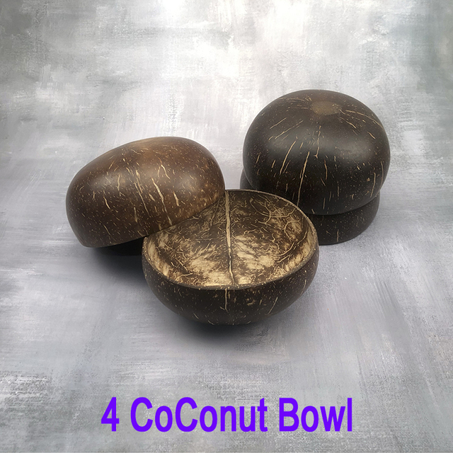 Miseczka kokosowa naturalna z drewnianą łyżką - Wianko - 23