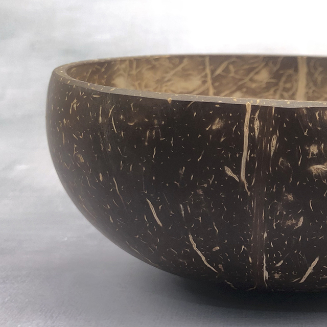 Miseczka kokosowa naturalna z drewnianą łyżką - Wianko - 14