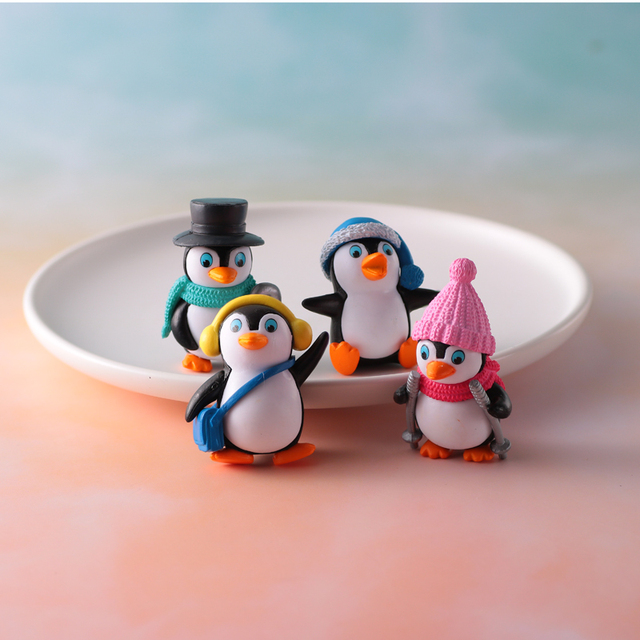 Magnes na lodówkę Little Penguin - kreatywne naklejki dla dzieci do domowej zabawy - Wianko - 1