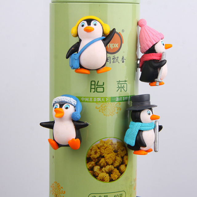 Magnes na lodówkę Little Penguin - kreatywne naklejki dla dzieci do domowej zabawy - Wianko - 11
