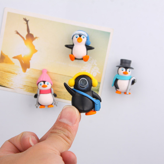 Magnes na lodówkę Little Penguin - kreatywne naklejki dla dzieci do domowej zabawy - Wianko - 12
