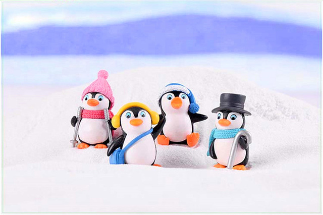 Magnes na lodówkę Little Penguin - kreatywne naklejki dla dzieci do domowej zabawy - Wianko - 4