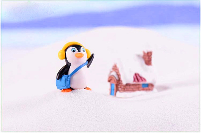 Magnes na lodówkę Little Penguin - kreatywne naklejki dla dzieci do domowej zabawy - Wianko - 10