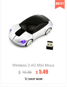 Mini mysz bezprzewodowa 2.4G w kształcie samochodu, projekt ślicznej Mause, 1600 dpi optyczna USB dla dzieci, dziewczyn na Laptop, PC, Notebook - różowa - Wianko - 5