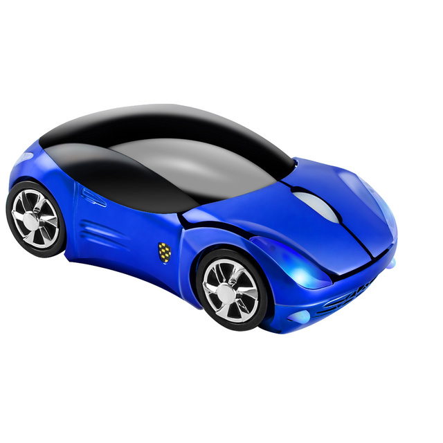 Mini mysz bezprzewodowa 2.4G w kształcie samochodu, projekt ślicznej Mause, 1600 dpi optyczna USB dla dzieci, dziewczyn na Laptop, PC, Notebook - różowa - Wianko - 20