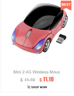 Mini mysz bezprzewodowa 2.4G w kształcie samochodu, projekt ślicznej Mause, 1600 dpi optyczna USB dla dzieci, dziewczyn na Laptop, PC, Notebook - różowa - Wianko - 9