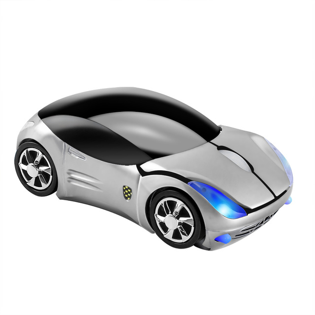Mini mysz bezprzewodowa 2.4G w kształcie samochodu, projekt ślicznej Mause, 1600 dpi optyczna USB dla dzieci, dziewczyn na Laptop, PC, Notebook - różowa - Wianko - 22