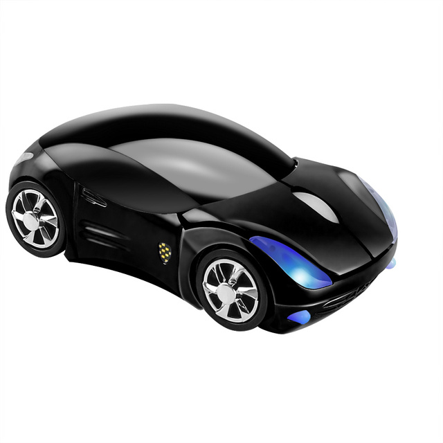 Mini mysz bezprzewodowa 2.4G w kształcie samochodu, projekt ślicznej Mause, 1600 dpi optyczna USB dla dzieci, dziewczyn na Laptop, PC, Notebook - różowa - Wianko - 19