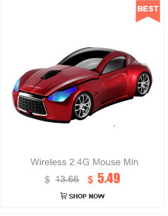 Mini mysz bezprzewodowa 2.4G w kształcie samochodu, projekt ślicznej Mause, 1600 dpi optyczna USB dla dzieci, dziewczyn na Laptop, PC, Notebook - różowa - Wianko - 2