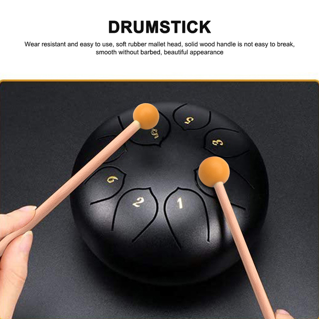 Bęben język Marimba Drumstick, 2 sztuki, instrument perkusyjny dla dzieci i dorosłych - Wianko - 10