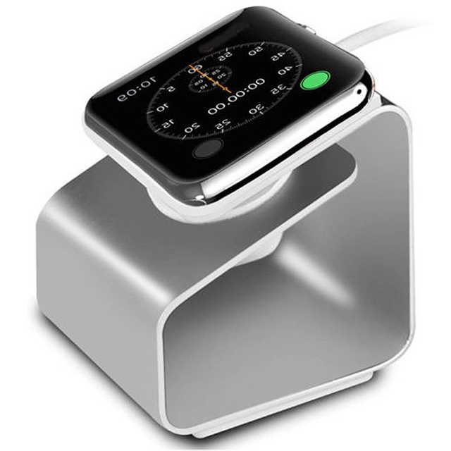 Aluminiowy przenośny stojak do ładowania Apple Watch, kompatybilny z serią 3-7 - Wianko - 2