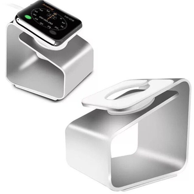 Aluminiowy przenośny stojak do ładowania Apple Watch, kompatybilny z serią 3-7 - Wianko - 1