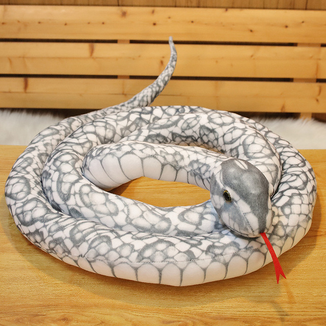 Giant Boa Cobra Pluszowa Zabawka Wąż 110-300CM - Prawdziwie Wyglądający, Nadziewany Pluszowy Wąż w Kolorach Czerwonym, Żółtym, Niebieskim i Zielonym - Idealny na Dekorację Kreatywnych Prezentów - Wianko - 8