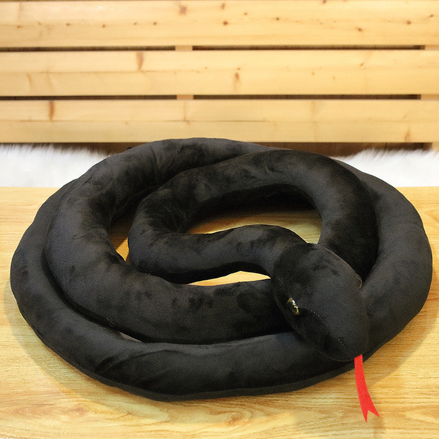 Giant Boa Cobra Pluszowa Zabawka Wąż 110-300CM - Prawdziwie Wyglądający, Nadziewany Pluszowy Wąż w Kolorach Czerwonym, Żółtym, Niebieskim i Zielonym - Idealny na Dekorację Kreatywnych Prezentów - Wianko - 6