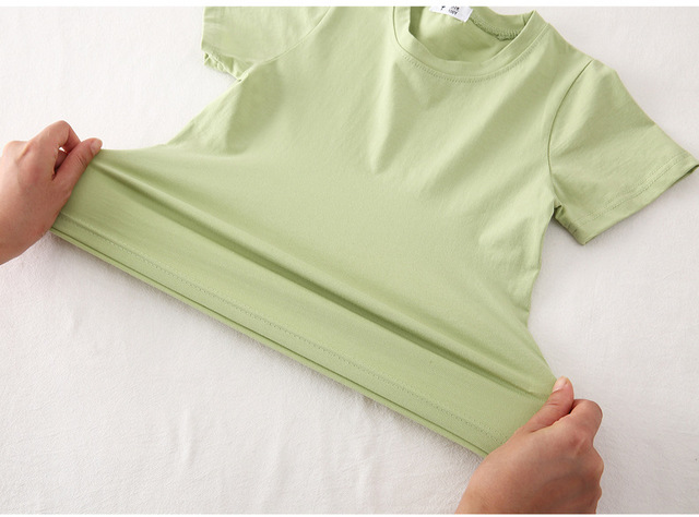 Nowe chłopięce koszulki dziecięce 2021 Solidny Kolor Bawełniane 4006 - Rozmiar 38 - Wianko - 5