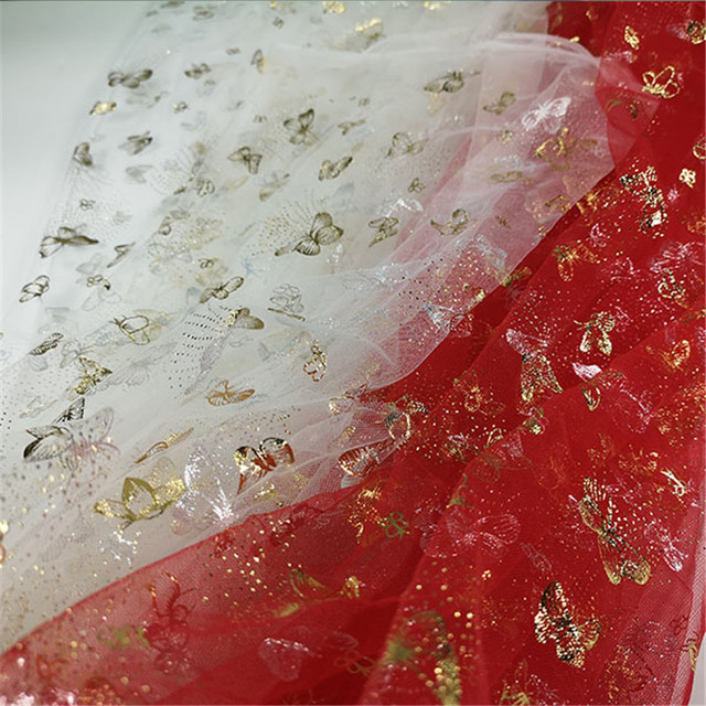 Tiulowa koronkowa sukienka ślubna dla dzieci - złoty motyl, przewiewny materiał, idealny na święta Bożego Narodzenia, Cosplay i inne okazje - Wianko - 4