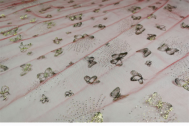 Tiulowa koronkowa sukienka ślubna dla dzieci - złoty motyl, przewiewny materiał, idealny na święta Bożego Narodzenia, Cosplay i inne okazje - Wianko - 8