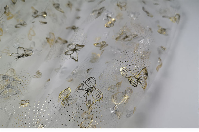 Tiulowa koronkowa sukienka ślubna dla dzieci - złoty motyl, przewiewny materiał, idealny na święta Bożego Narodzenia, Cosplay i inne okazje - Wianko - 18