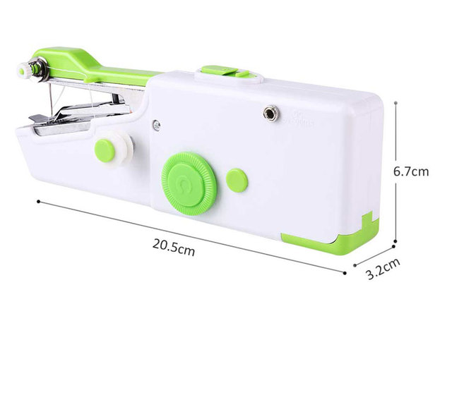 Maszyna do szycia ręcznego Mini elektryczna prosty ścieg do szybkich napraw w domu - Wianko - 3