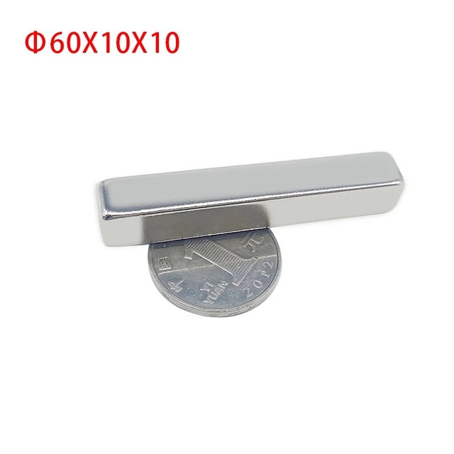 Potężny magnes neodymowy Bar 60x10x10mm - Duży prostokątny stały magnes ziem rzadkich - Wianko - 13