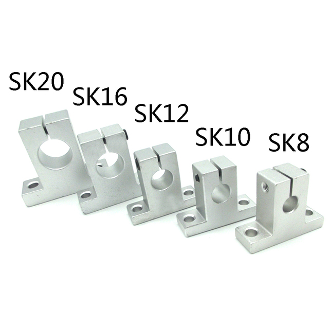 1 sztuka liniowego wału szynowego 10mm Sk10 Sh10a - wsparcie Xyz tabeli dla maszyny CNC i drukarki 3D - Wianko - 5