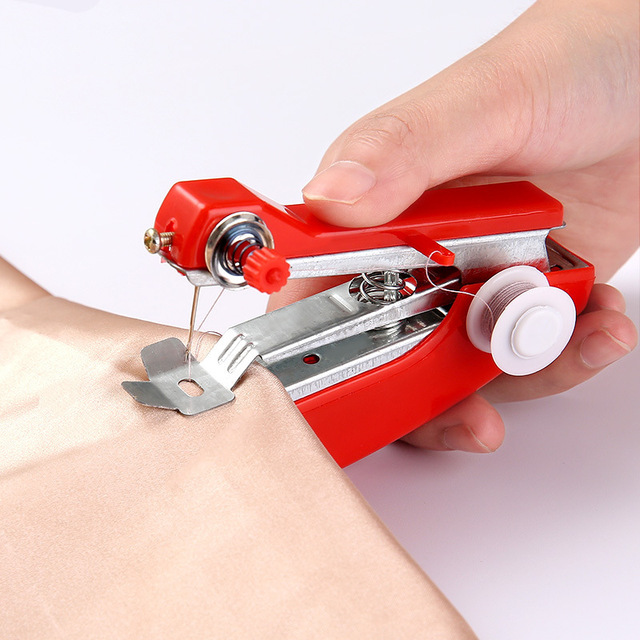 Mini ręczna maszyna do szycia ubrań - prosty w obsłudze przyrząd do szycia i naprawy tkanin - Wianko - 4