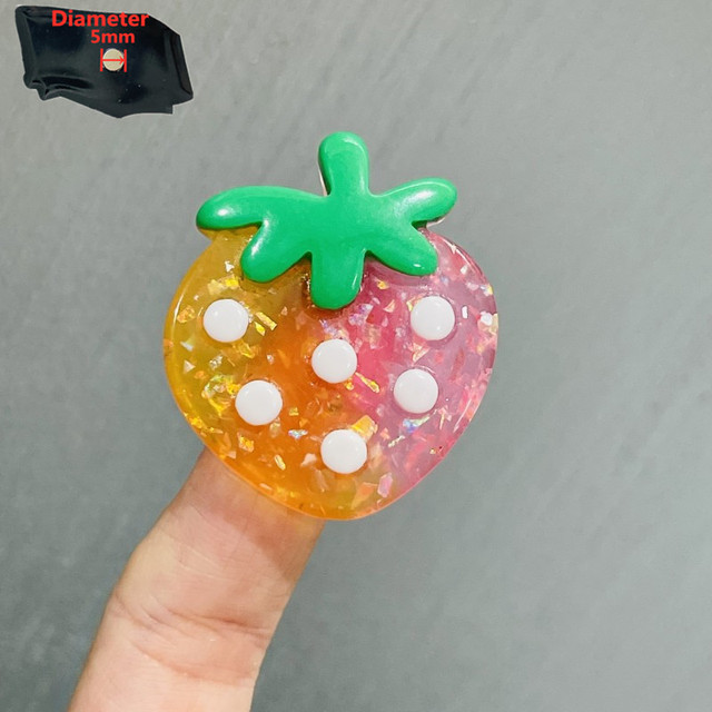 Naklejki magnetyczne na lodówkę żywica Cute Cartoon - Kawaii cekiny cukierki dla dzieci - Wianko - 13