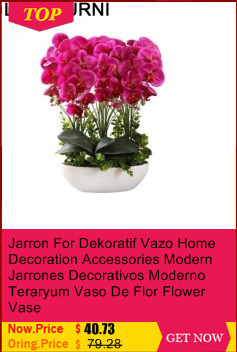 Złoty dekoracyjny wazon Vazo jarron deco maison na kwiaty teraryum jarrones decorativos moderno - Wianko - 13