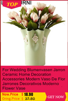 Złoty dekoracyjny wazon Vazo jarron deco maison na kwiaty teraryum jarrones decorativos moderno - Wianko - 3