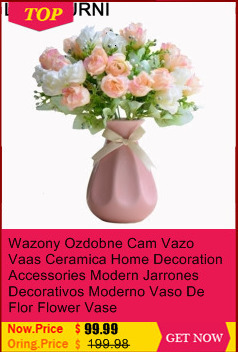 Złoty dekoracyjny wazon Vazo jarron deco maison na kwiaty teraryum jarrones decorativos moderno - Wianko - 12
