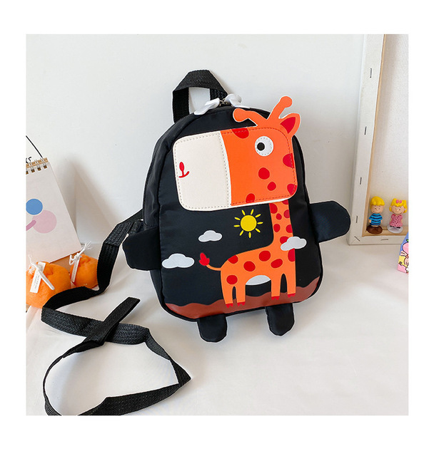 Regulowany plecak z szelkami bezpieczeństwa dla dzieci Cartoon Baby - żyrafa - Wianko - 11