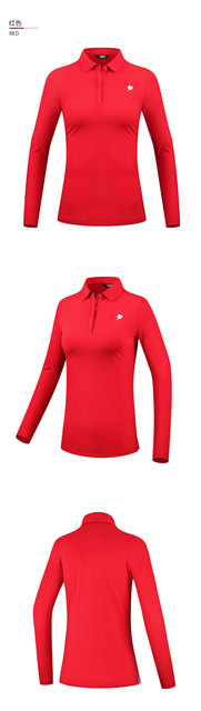 Koszulka damska golfowa PGM jesienno-zimowa z długim rękawem - utrzymuje ciepło, idealna na sporty outdoor, slim fit. (YF446) - Wianko - 6