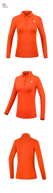 Koszulka damska golfowa PGM jesienno-zimowa z długim rękawem - utrzymuje ciepło, idealna na sporty outdoor, slim fit. (YF446) - Wianko - 5