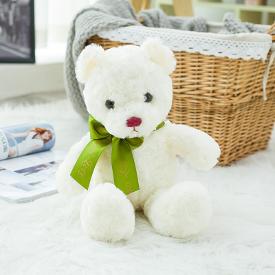 Nowy słodki sweter niedźwiedź pluszowa zabawka kreskówka lalka przytulanka dzieci urodziny - ekskluzywny prezent - Wianko - 3