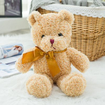 Nowy słodki sweter niedźwiedź pluszowa zabawka kreskówka lalka przytulanka dzieci urodziny - ekskluzywny prezent - Wianko - 11