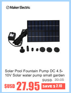 Pompa słoneczna 1.5 W, 6 V, 175 l/h do fontann, ogrodów i basenów - MKGY-D-0015 - Wianko - 5