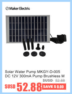 Pompa słoneczna 1.5 W, 6 V, 175 l/h do fontann, ogrodów i basenów - MKGY-D-0015 - Wianko - 3