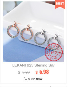 925 Sterling srebrne kolczyki dla zakochanych - wzór kostka, studia - luksusowa marka biżuterii dla kobiet - Wianko - 3