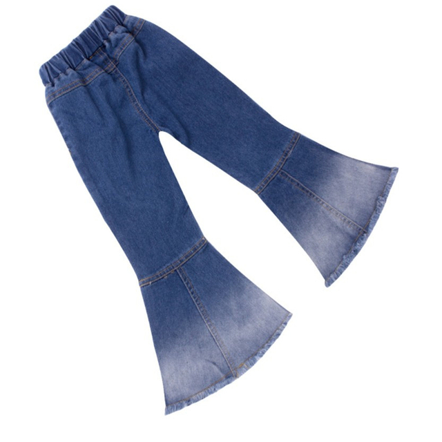 Spodnie dziewczęce rozpinane jeansowe 1-7 lat Casual Daily - Wianko - 4