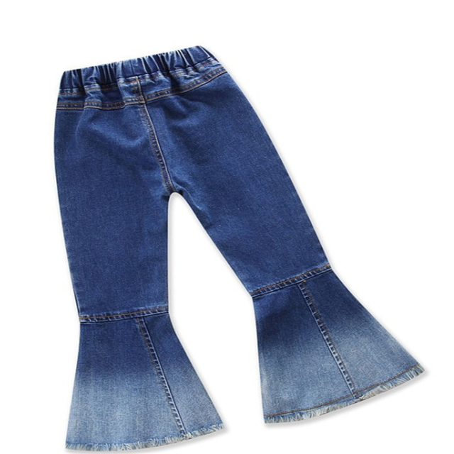 Spodnie dziewczęce rozpinane jeansowe 1-7 lat Casual Daily - Wianko - 2