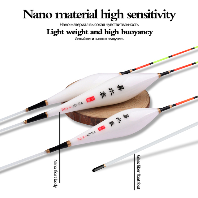 Spławik Nano Fishing Float z boją Tube, uchwytem pływaka i hakiem duże ładowanie ołowiu, używany w świeżej wodzie z grubą ogonową warstwą Flotador - Wianko - 3